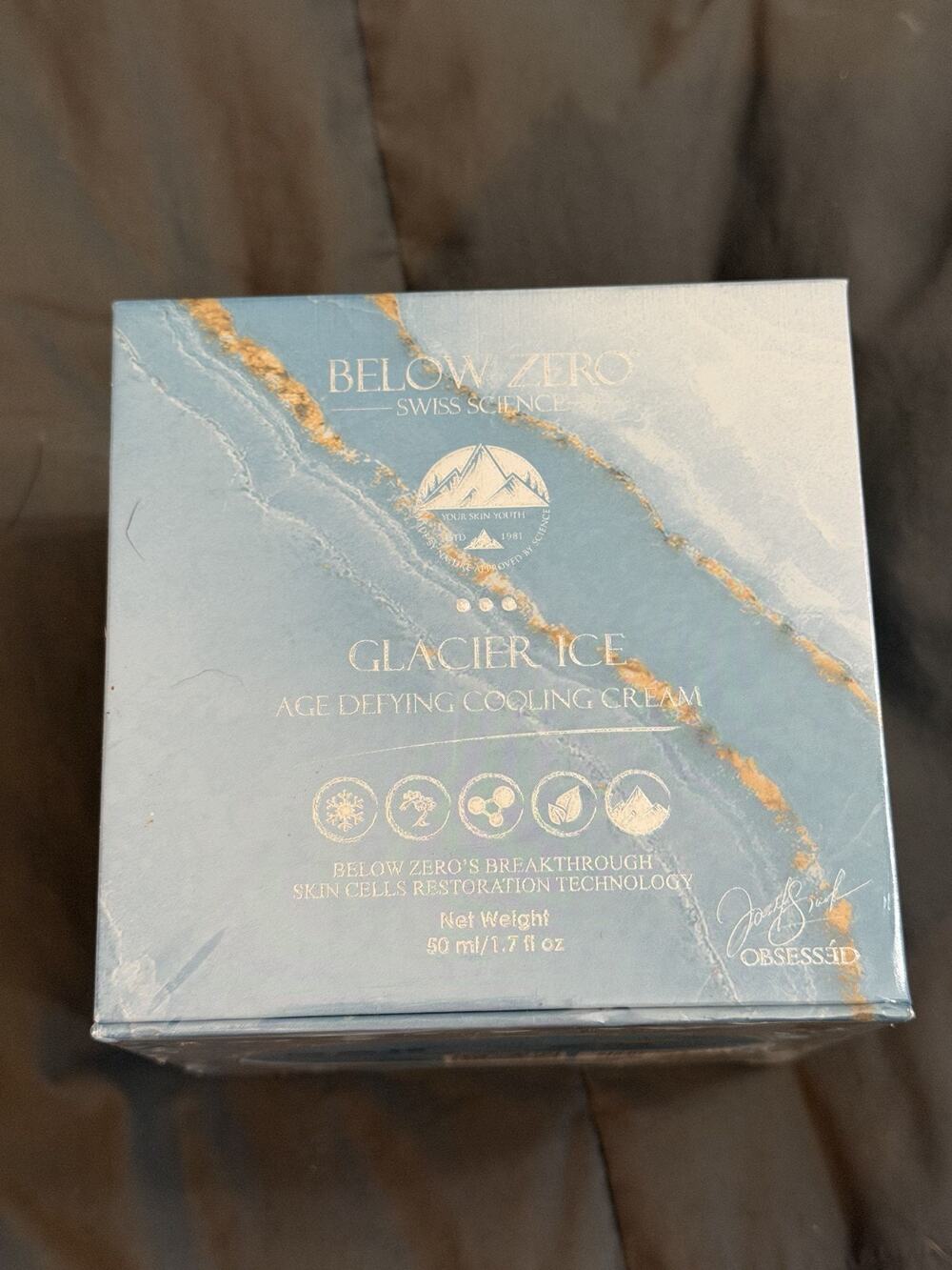 Below Zero Cooling Cream New Factory Sealed Luxury Skincare Moisturizer